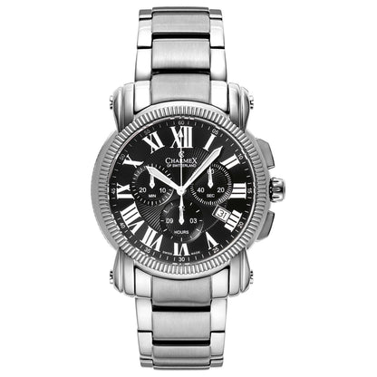 Front view of Charmex Aspen Men's Swiss Quartz (Battery-Powered) Watch 2456