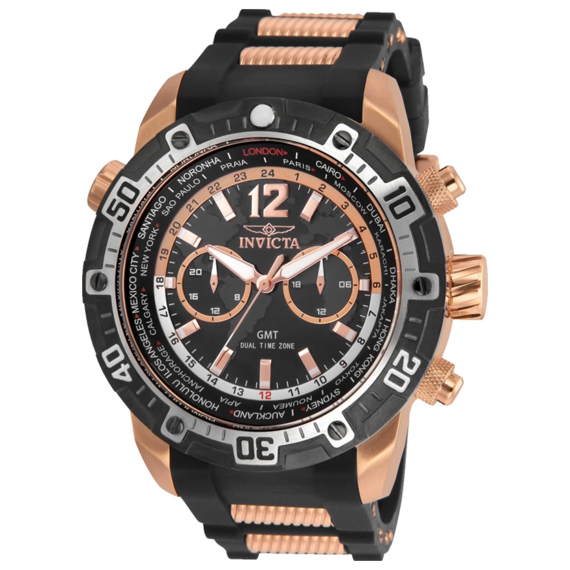 Front view of Invicta Aviator Men's Quartz Watch 24582