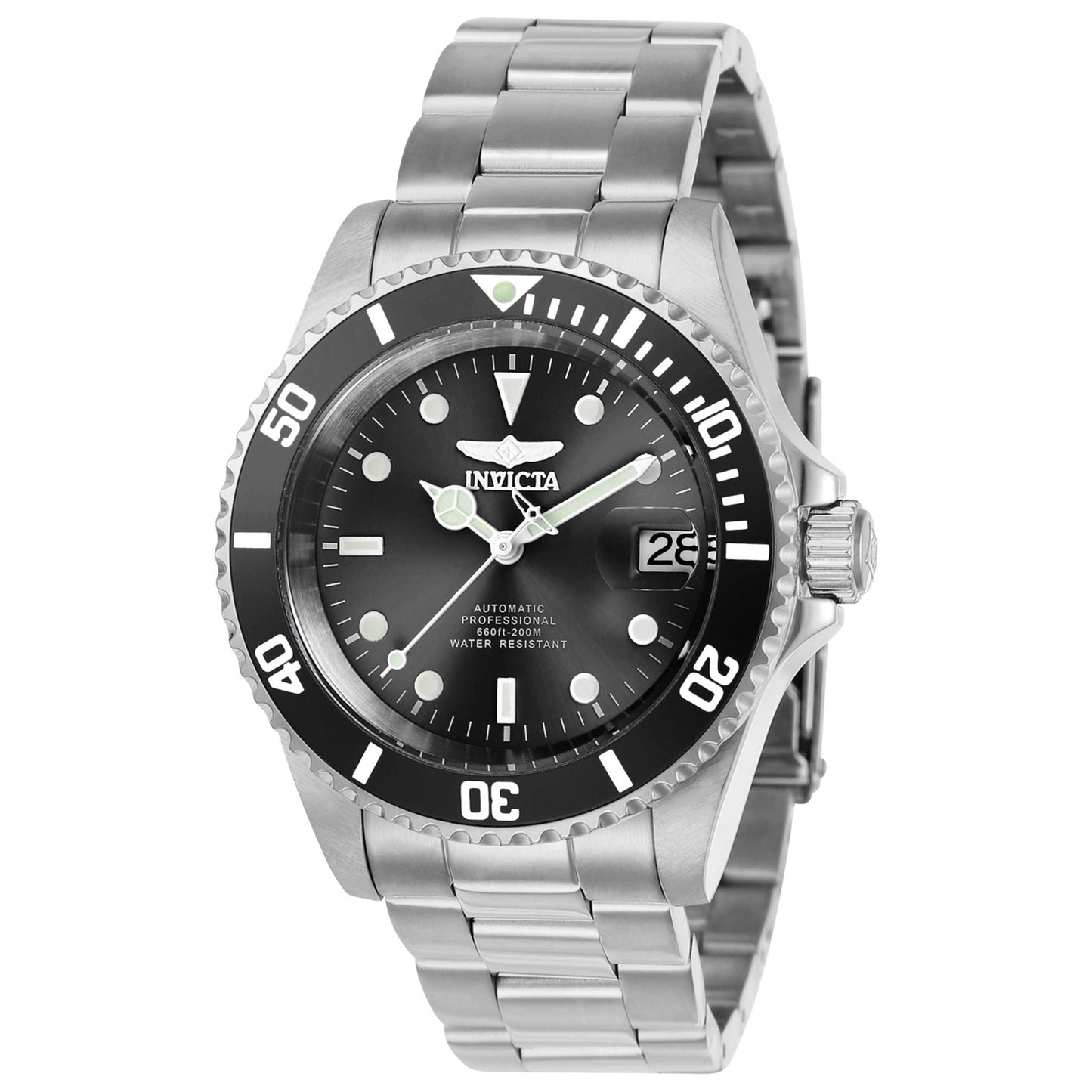 Front view of Invicta Pro Diver Men's Automatic Watch 24760