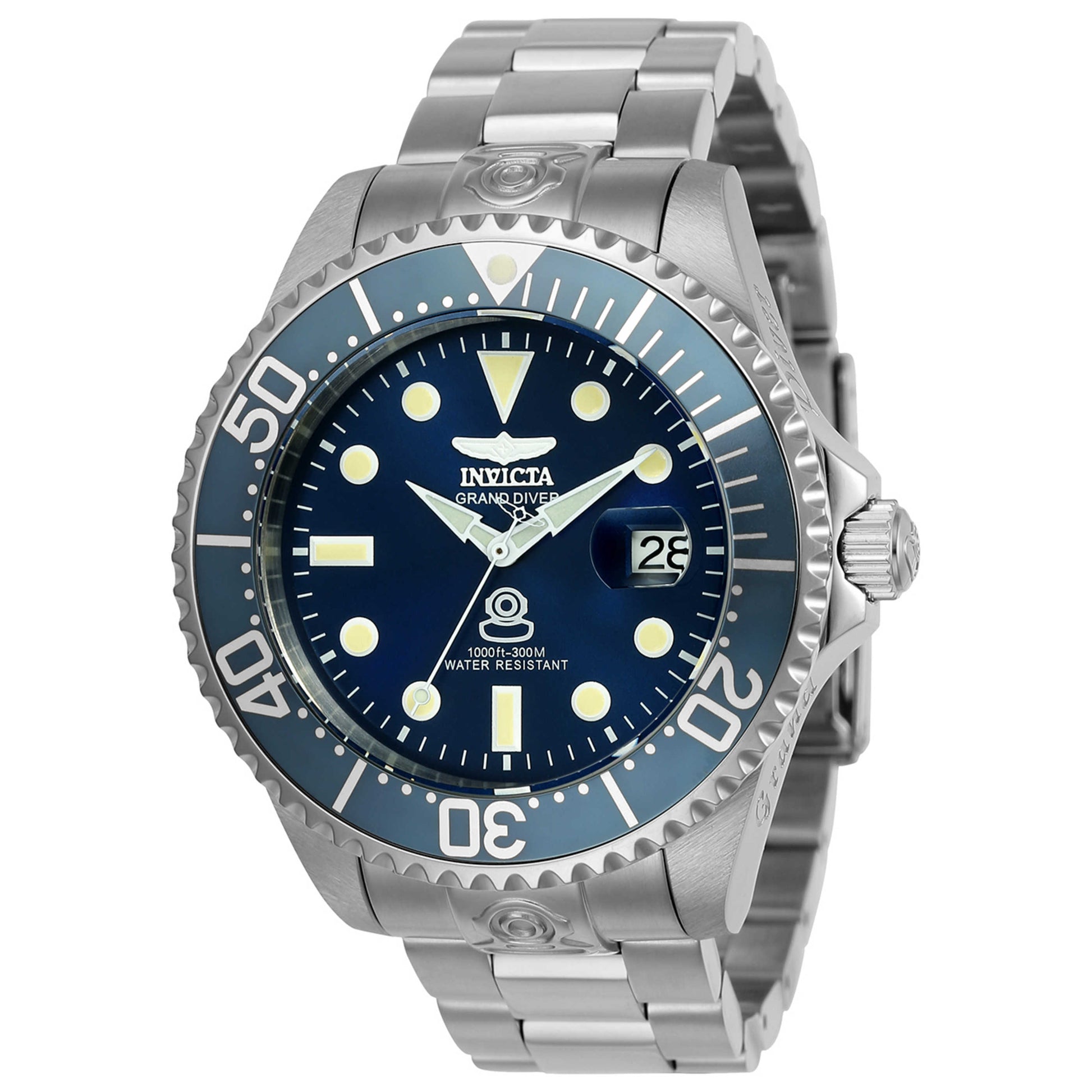 Front view of Invicta Pro Diver Men's Automatic Watch 24765