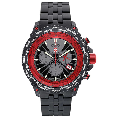 Front view of Swiss Military Hurricane Men's Swiss Quartz (Battery-Powered) Watch 2477