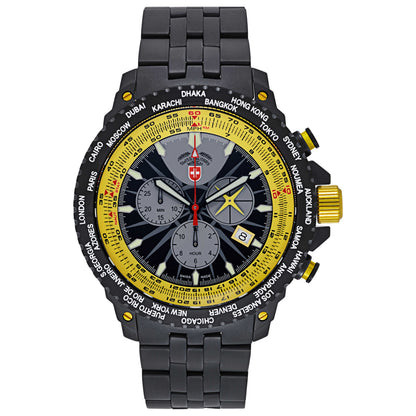 Front view of Swiss Military Hurricane Men's Swiss Quartz (Battery-Powered) Watch 2478