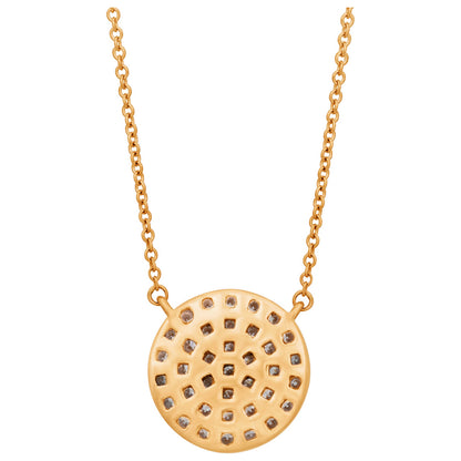 Tresorra Fashion Women's Necklace 248-YG-DIA - Image #2