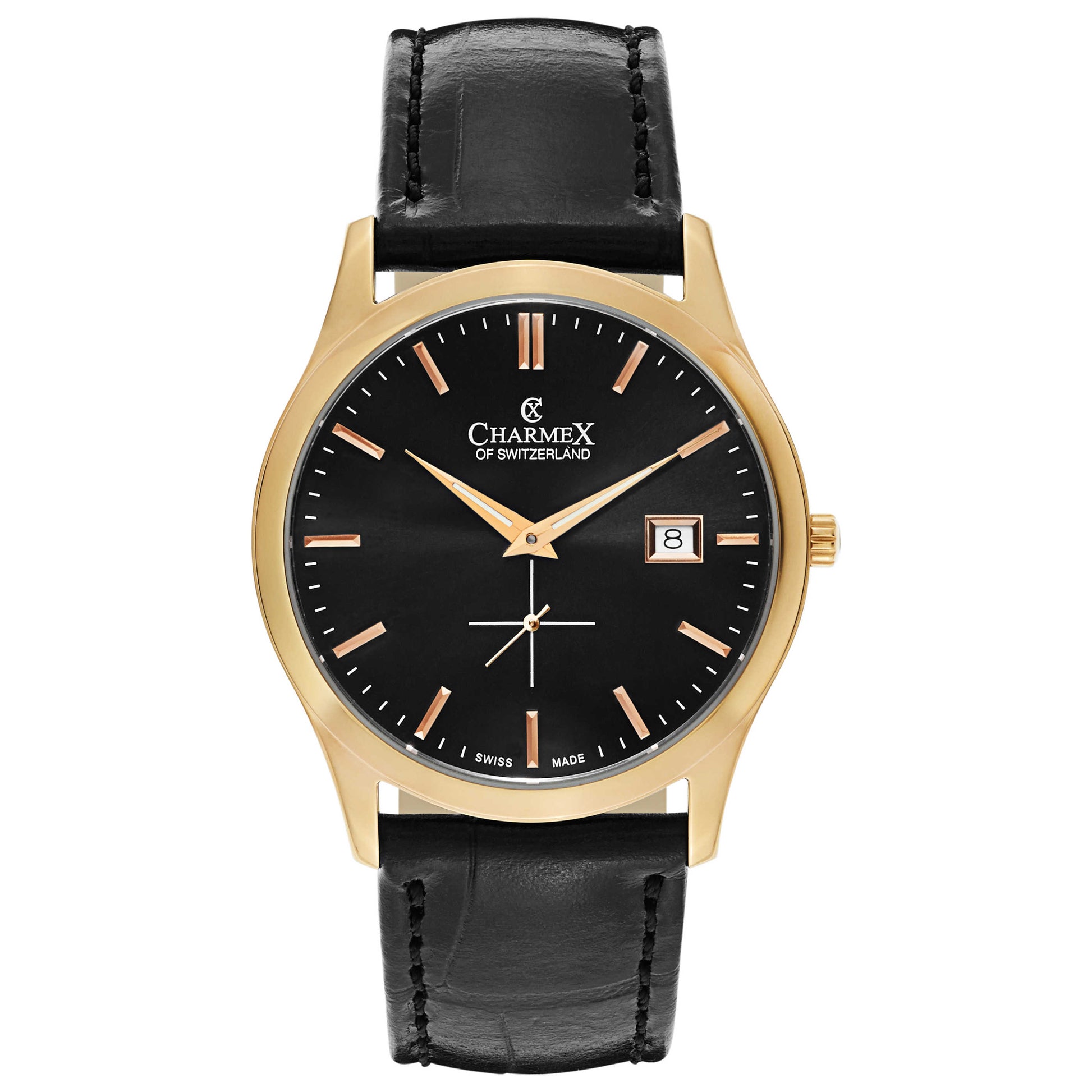 Front view of Charmex Ascot Men's Swiss Quartz (Battery-Powered) Watch 2486