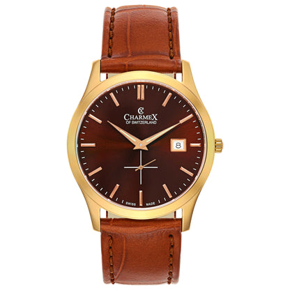 Front view of Charmex Ascot Men's Swiss Quartz (Battery-Powered) Watch 2487