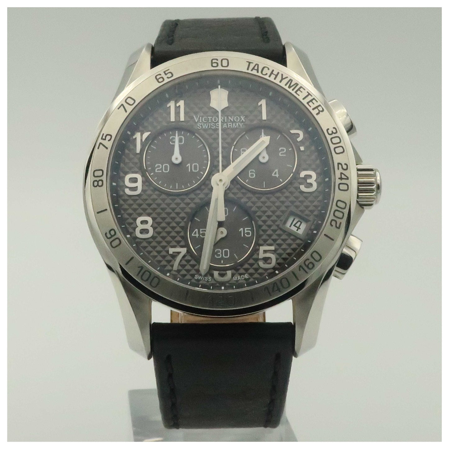 Front view of Victorinox Swiss Army Chrono Classic Men's Swiss Quartz (Battery-Powered) Watch 249041-PO