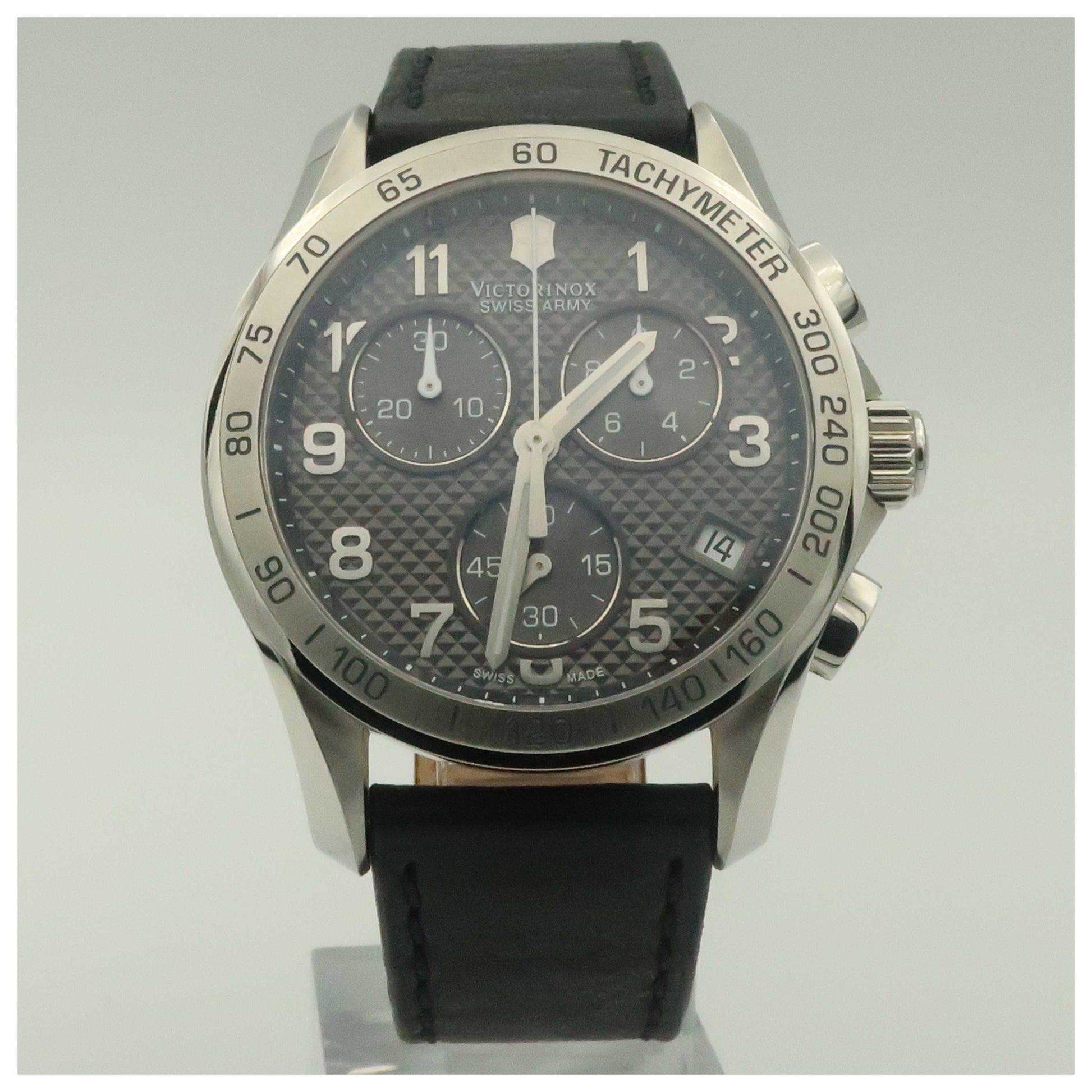 Front view of Victorinox Swiss Army Chrono Classic Men's Swiss Quartz (Battery-Powered) Watch 249041-PO