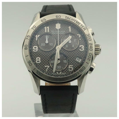 Front view of Victorinox Swiss Army Chrono Classic Men's Swiss Quartz (Battery-Powered) Watch 249041-PO