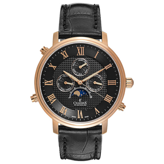 Front view of Charmex Vienna II Men's Swiss Quartz (Battery-Powered) Watch 2499