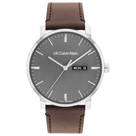 Front view of Calvin Klein Swiss Architectural Men's Quartz Watch 25000072