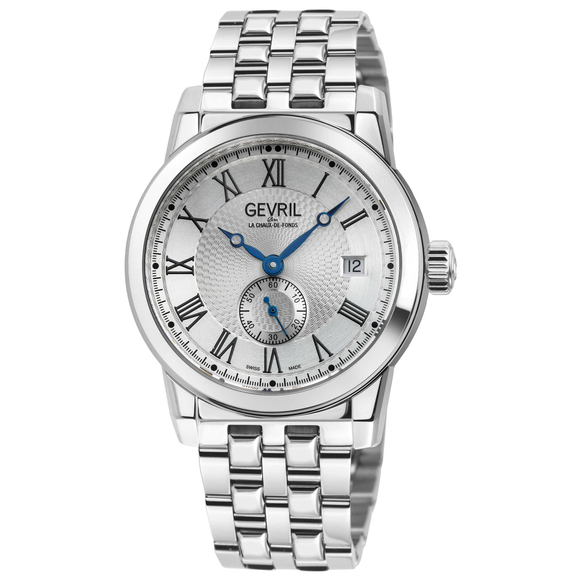 Front view of Gevril Madison Men's Automatic Watch 25001B