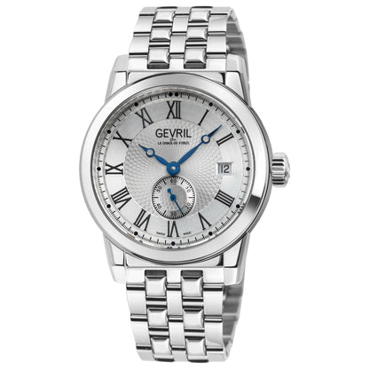 Front view of Gevril Madison Men's Automatic Watch 25001B