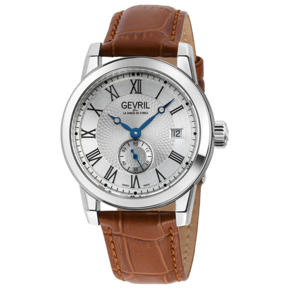 Front view of Gevril Madison Men's Automatic Watch 25001L