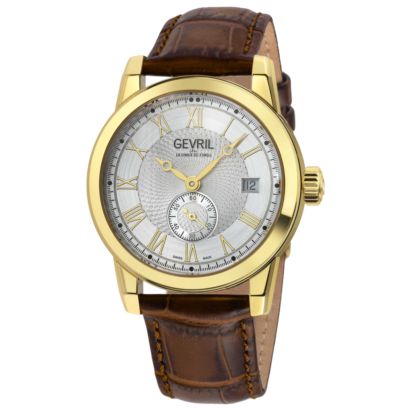 Front view of Gevril Madison Men's Automatic Watch 25005L