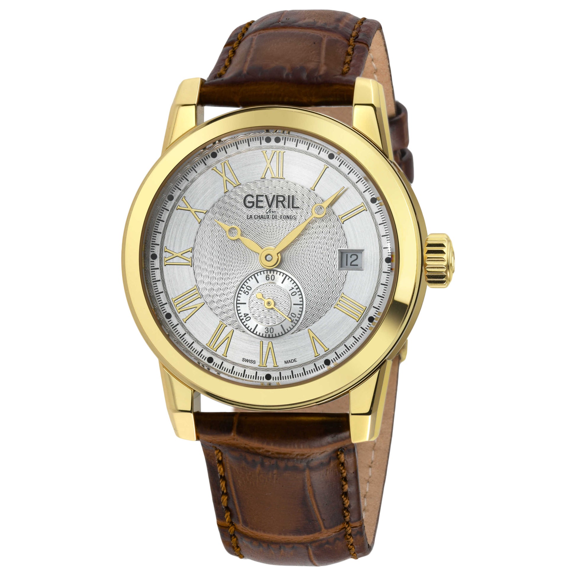 Front view of Gevril Madison Men's Automatic Watch 25005L