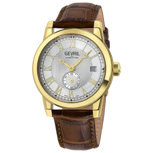 Front view of Gevril Madison Men's Automatic Watch 25005L
