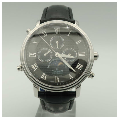 Front view of Charmex Vienna II Men's Swiss Quartz (Battery-Powered) Watch 2501-SDV