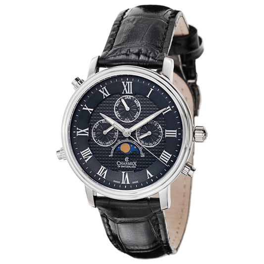 Front view of Charmex Vienna II Men's Swiss Quartz (Battery-Powered) Watch 2502