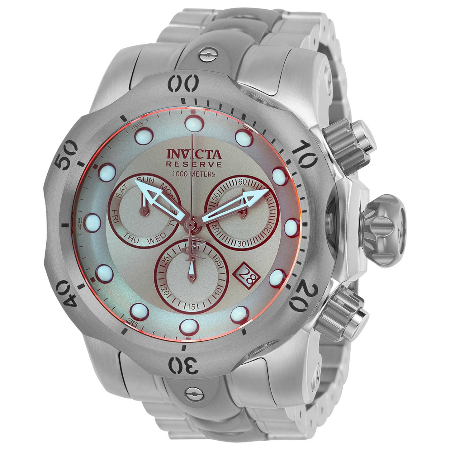 Front view of Invicta Reserve Men's Quartz Watch 25043