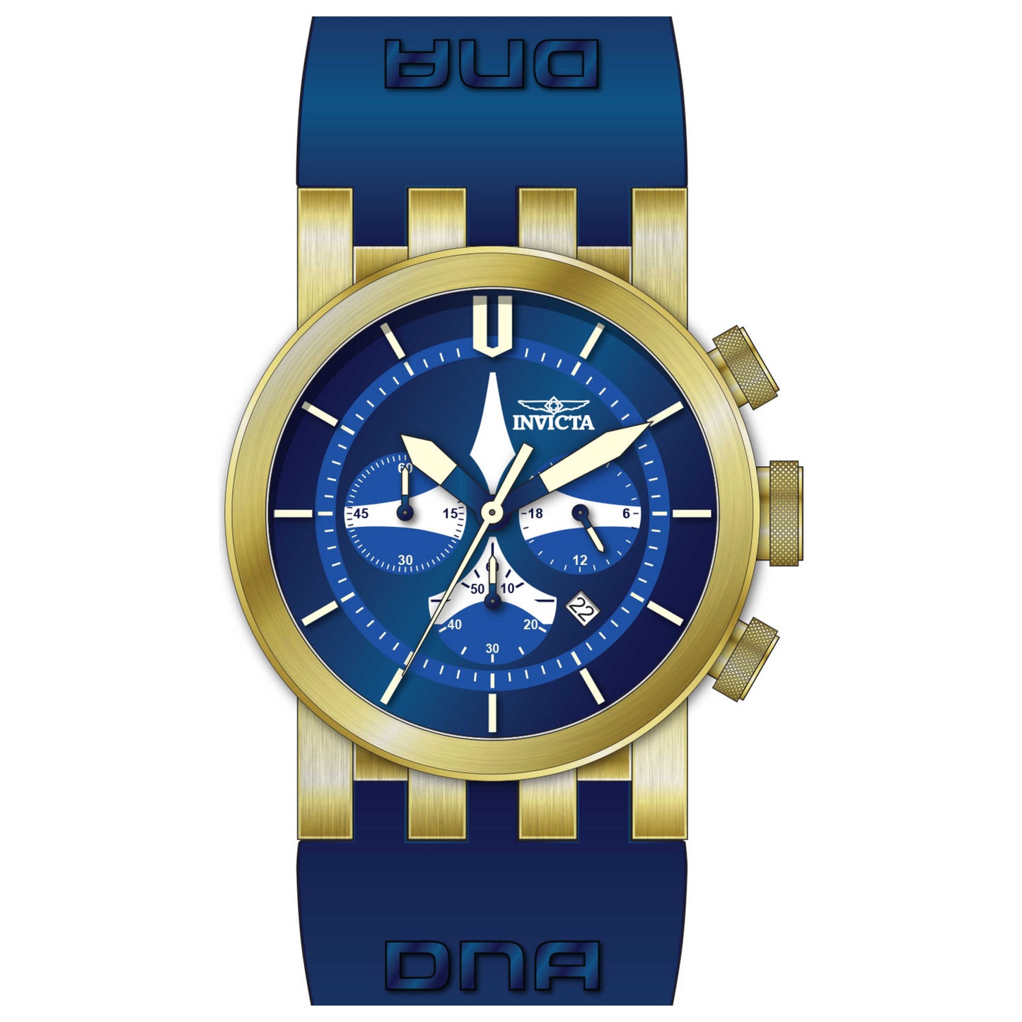 Front view of Invicta DNA Men's Quartz Watch 25059