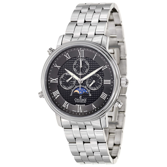 Front view of Charmex Vienna II Men's Swiss Quartz (Battery-Powered) Watch 2506