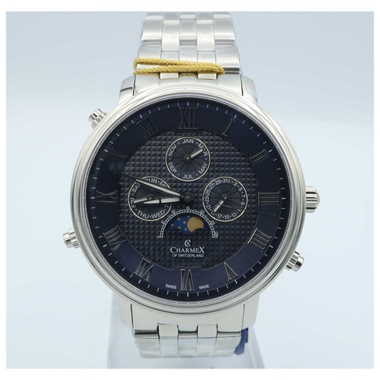 Front view of Charmex Vienna II Men's Swiss Quartz (Battery-Powered) Watch 2507-SDV