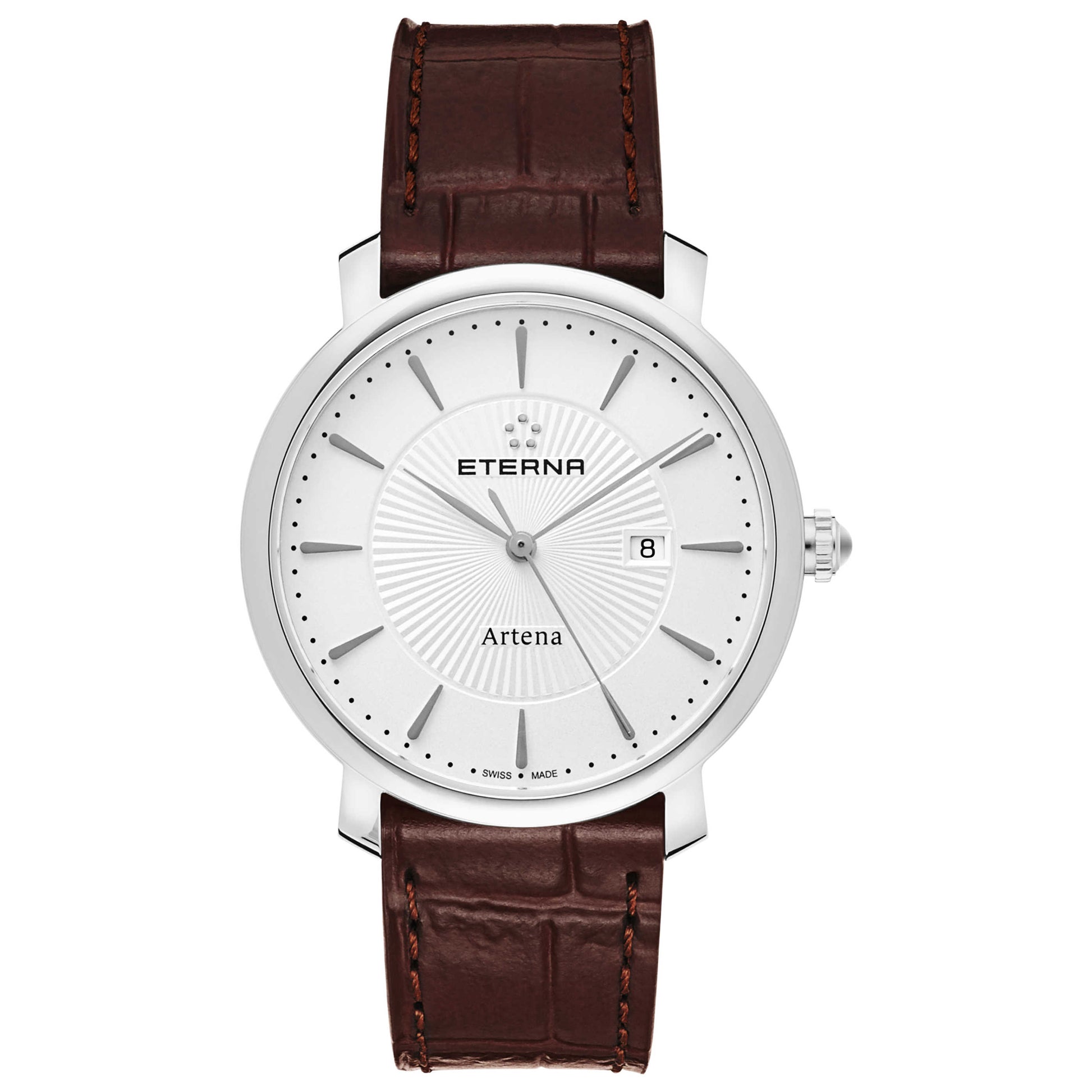Front view of Eterna Artena Women's Swiss Quartz (Battery-Powered) Watch 2510-41-11-1253