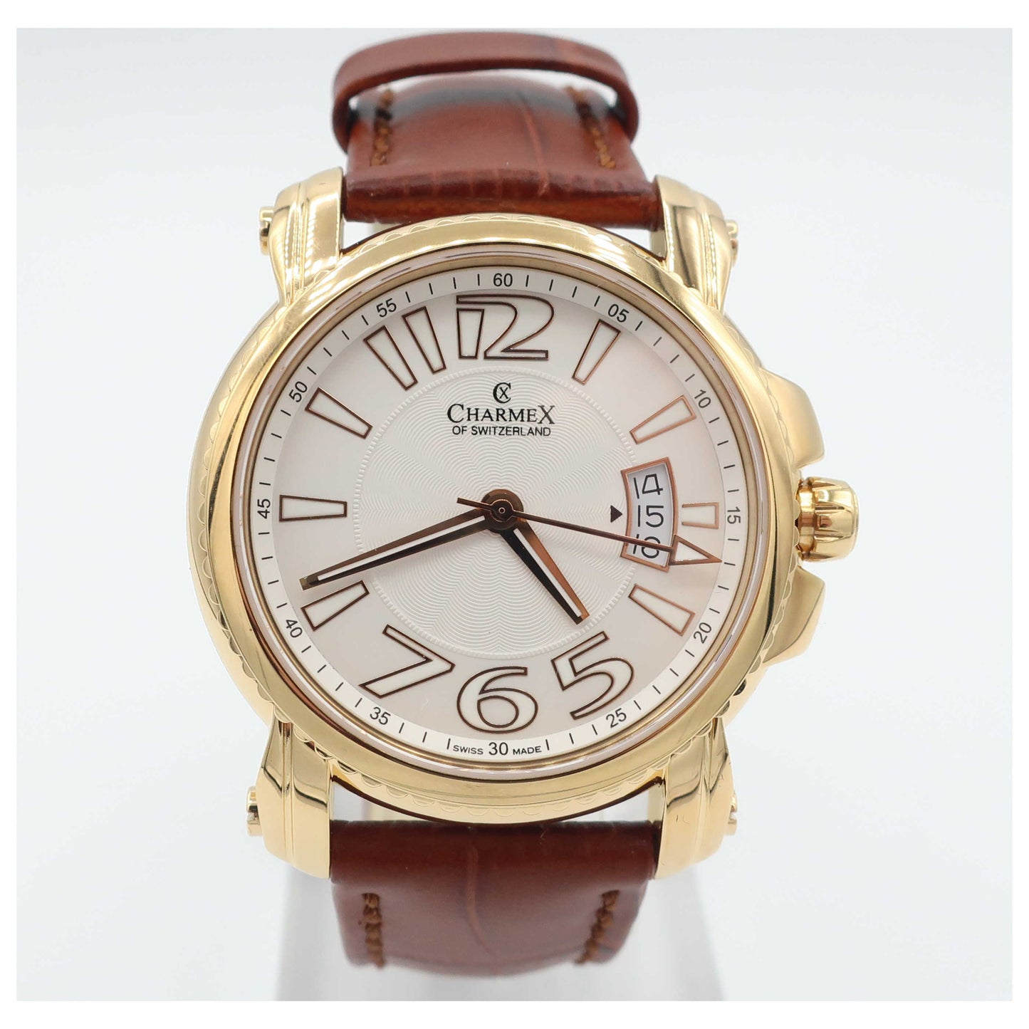 Front view of Charmex Berlin Men's Swiss Quartz (Battery-Powered) Watch 2510-SD