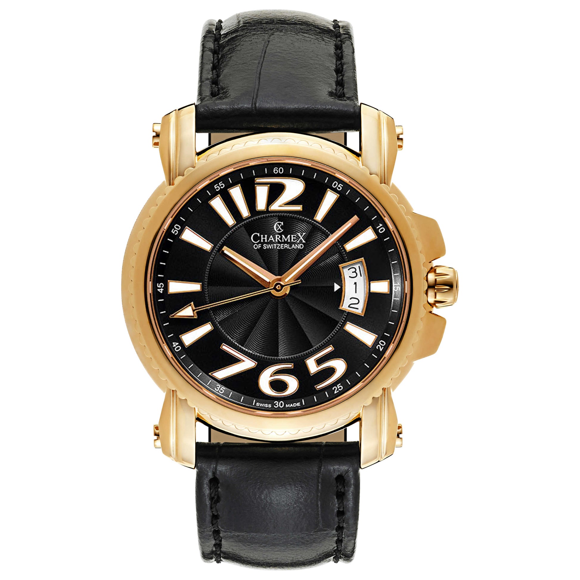 Front view of Charmex Berlin Men's Swiss Quartz (Battery-Powered) Watch 2511