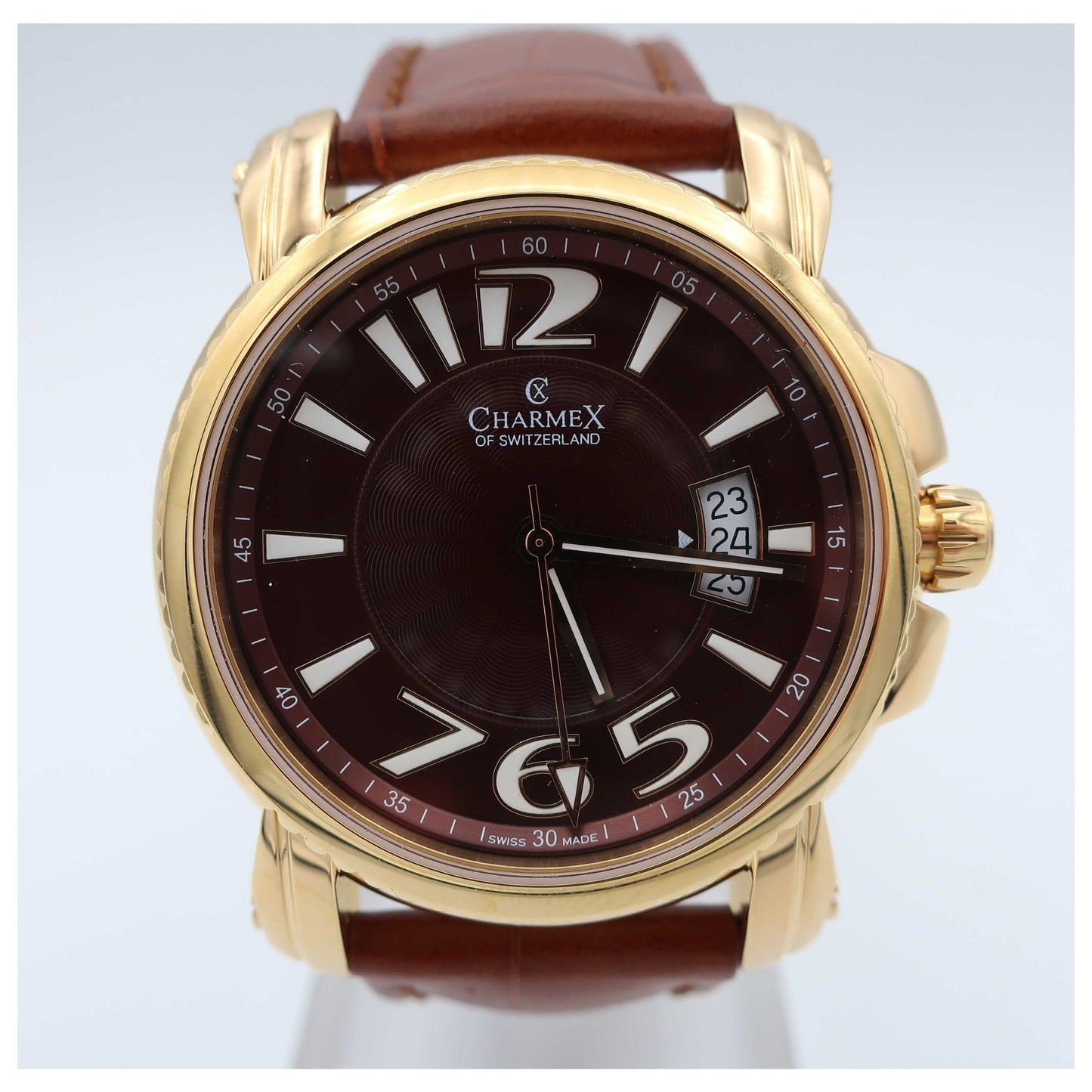 Front view of Charmex Berlin Men's Swiss Quartz (Battery-Powered) Watch 2512-SD