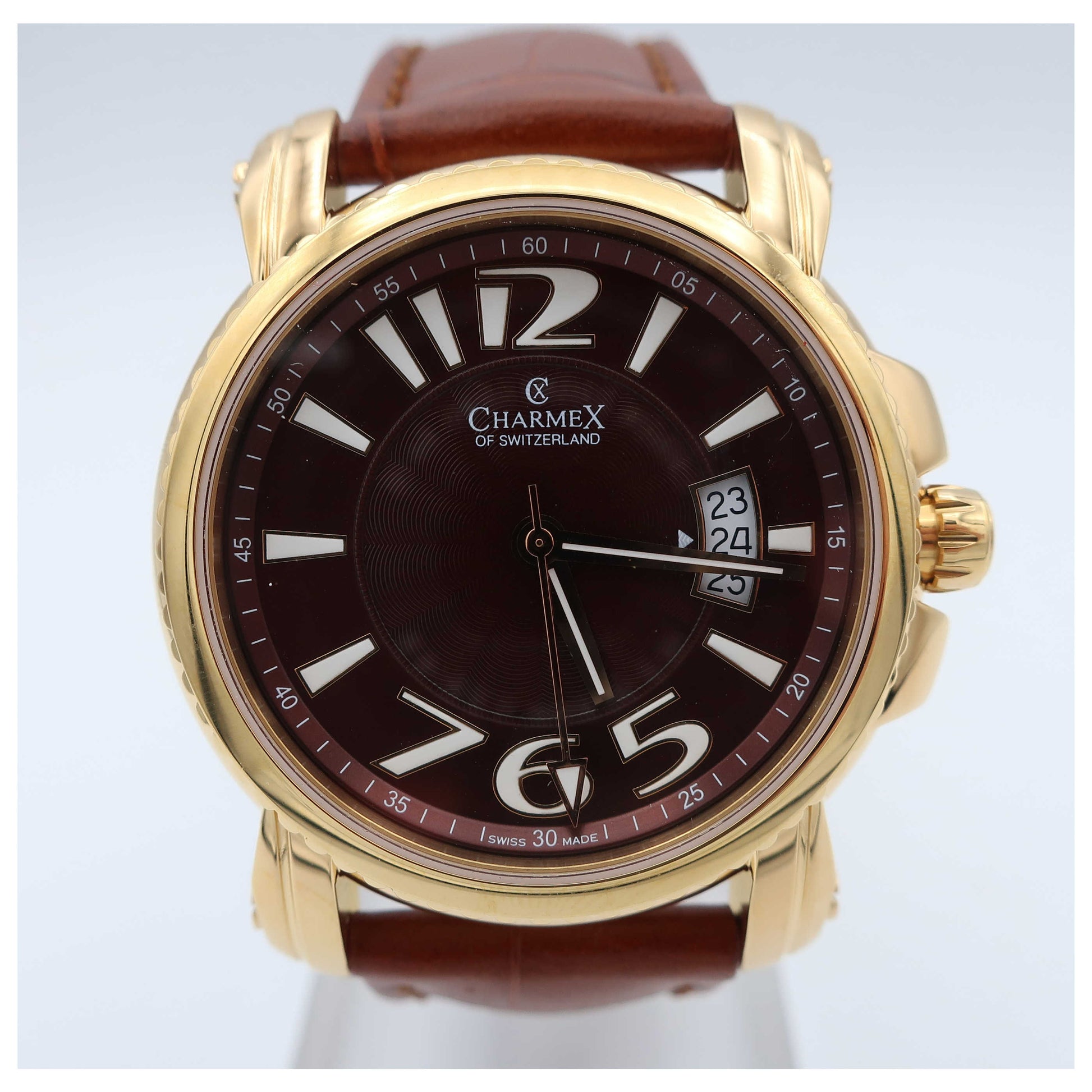 Front view of Charmex Berlin Men's Swiss Quartz (Battery-Powered) Watch 2512-SD