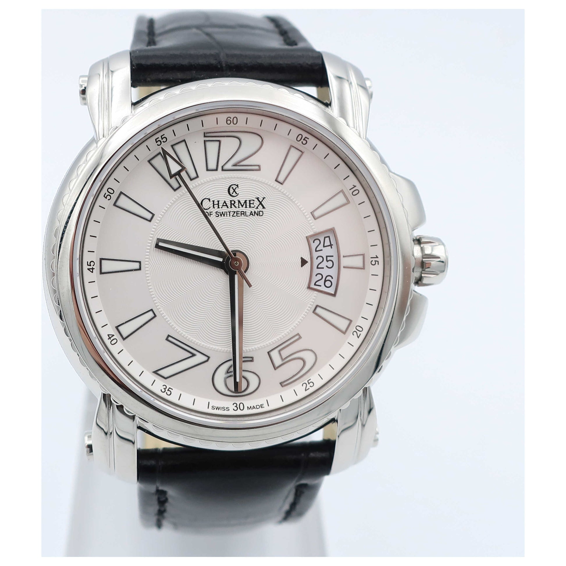 Front view of Charmex Berlin Men's Swiss Quartz (Battery-Powered) Watch 2515-SD