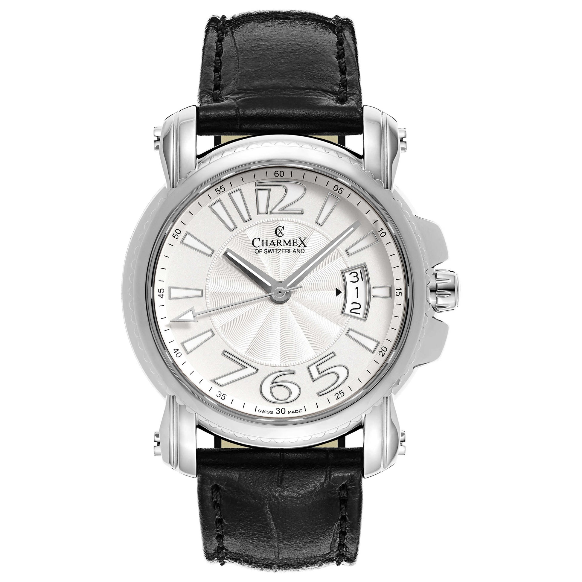 Front view of Charmex Berlin Men's Swiss Quartz (Battery-Powered) Watch 2515