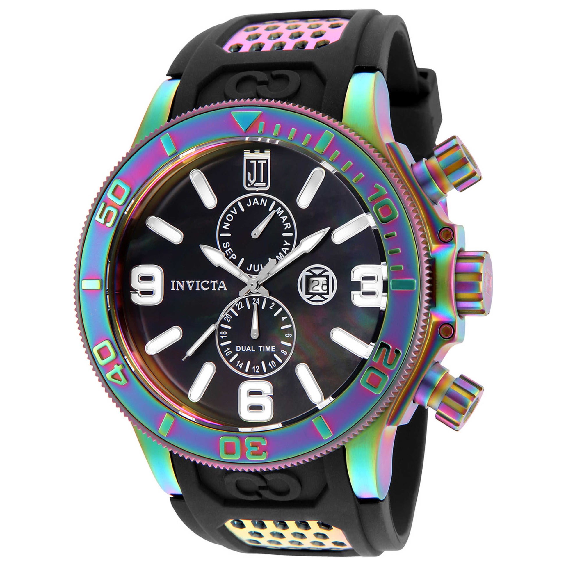 Front view of Invicta Jason Taylor Men's Quartz Watch 25189