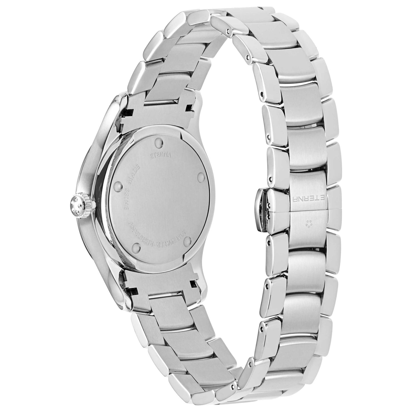 Back view of Eterna Artena Men's Swiss Quartz (Battery-Powered) Watch 2520-41-11-0274