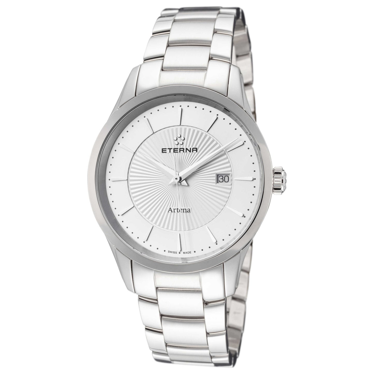 Front view of Eterna Artena Men's Swiss Quartz (Battery-Powered) Watch 2520-41-11-0274