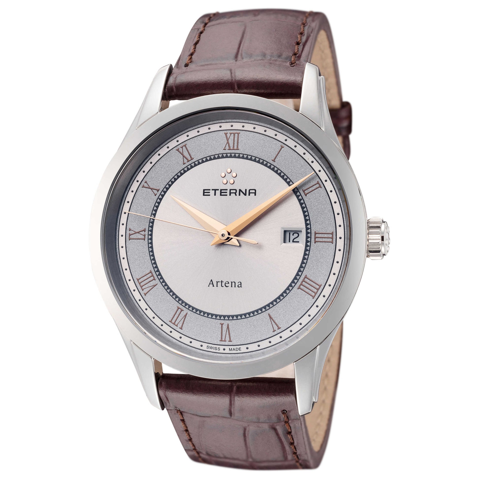 Front view of Eterna Artena Men's Quartz Watch 2520-41-56-1259