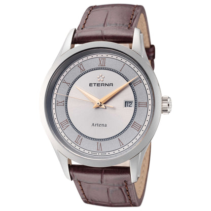 Front view of Eterna Artena Men's Quartz Watch 2520-41-56-1259