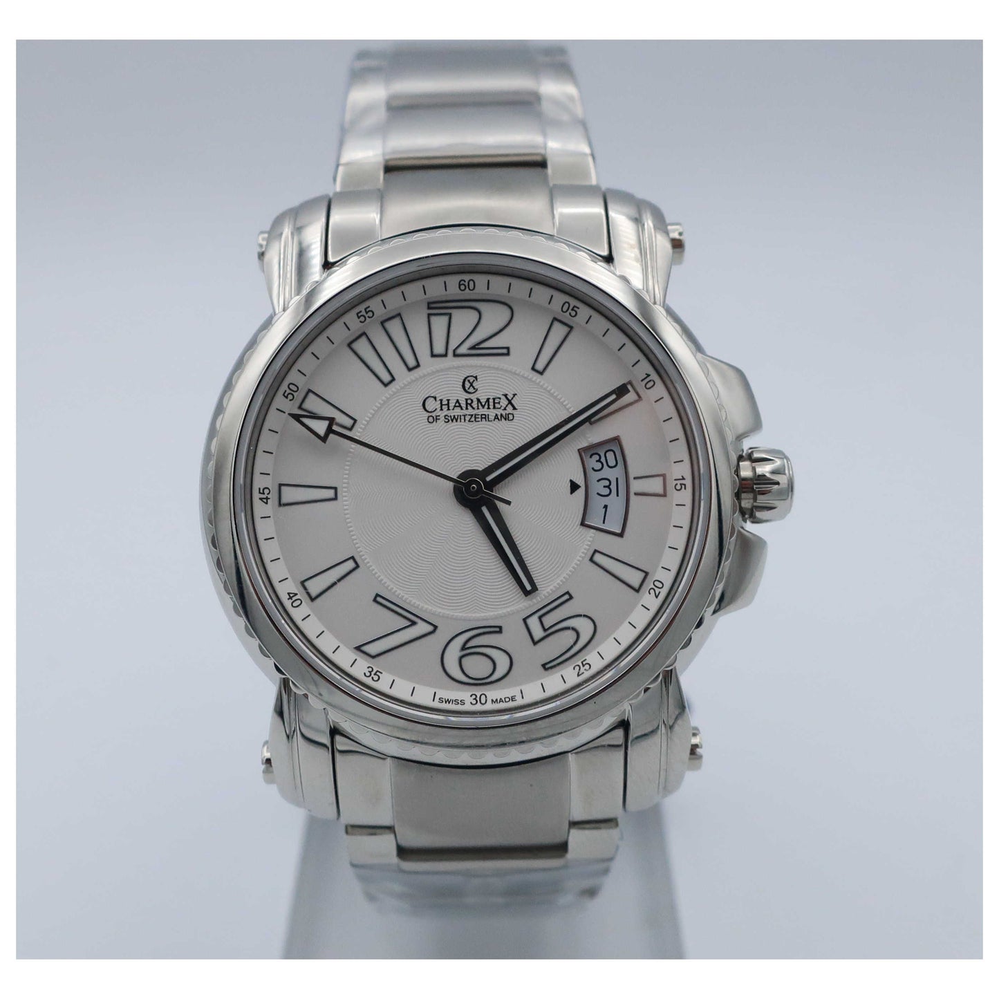 Front view of Charmex Berlin Men's Swiss Quartz (Battery-Powered) Watch 2520-SD