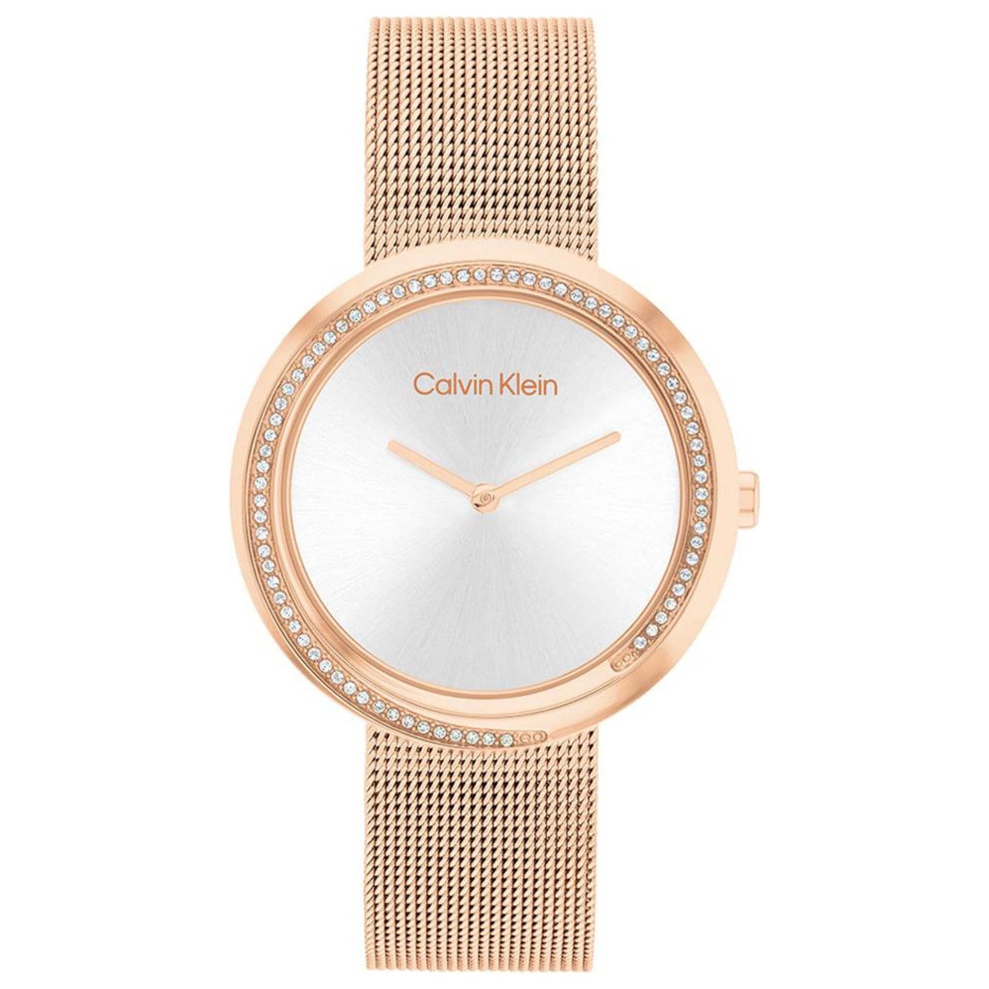 Front view of Calvin Klein Twisted Bezel Women's Quartz Watch 25200312