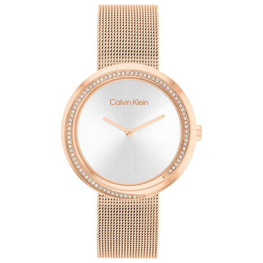 Front view of Calvin Klein Twisted Bezel Women's Quartz Watch 25200312