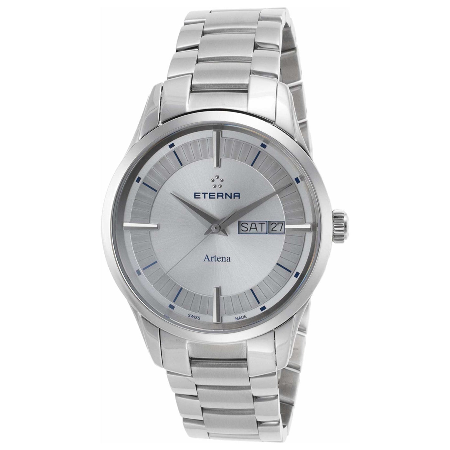 Front view of Eterna Artena Men's Quartz Watch 2525-41-10-0274