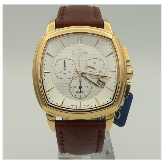 Front view of Charmex Daytona Men's Swiss Quartz (Battery-Powered) Watch 2525-PO