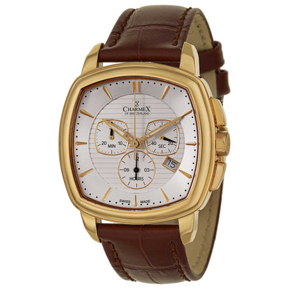 Front view of Charmex Daytona Men's Swiss Quartz (Battery-Powered) Watch 2525