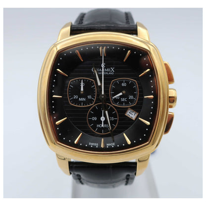 Front view of Charmex Daytona Men's Swiss Quartz (Battery-Powered) Watch 2526-SD