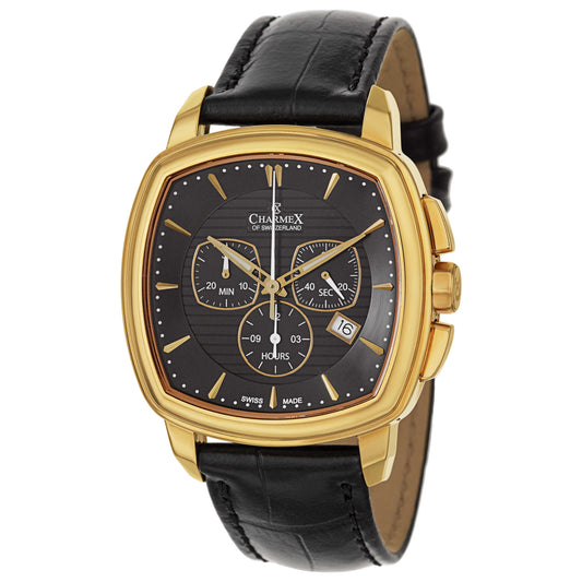 Front view of Charmex Daytona Men's Swiss Quartz (Battery-Powered) Watch 2526