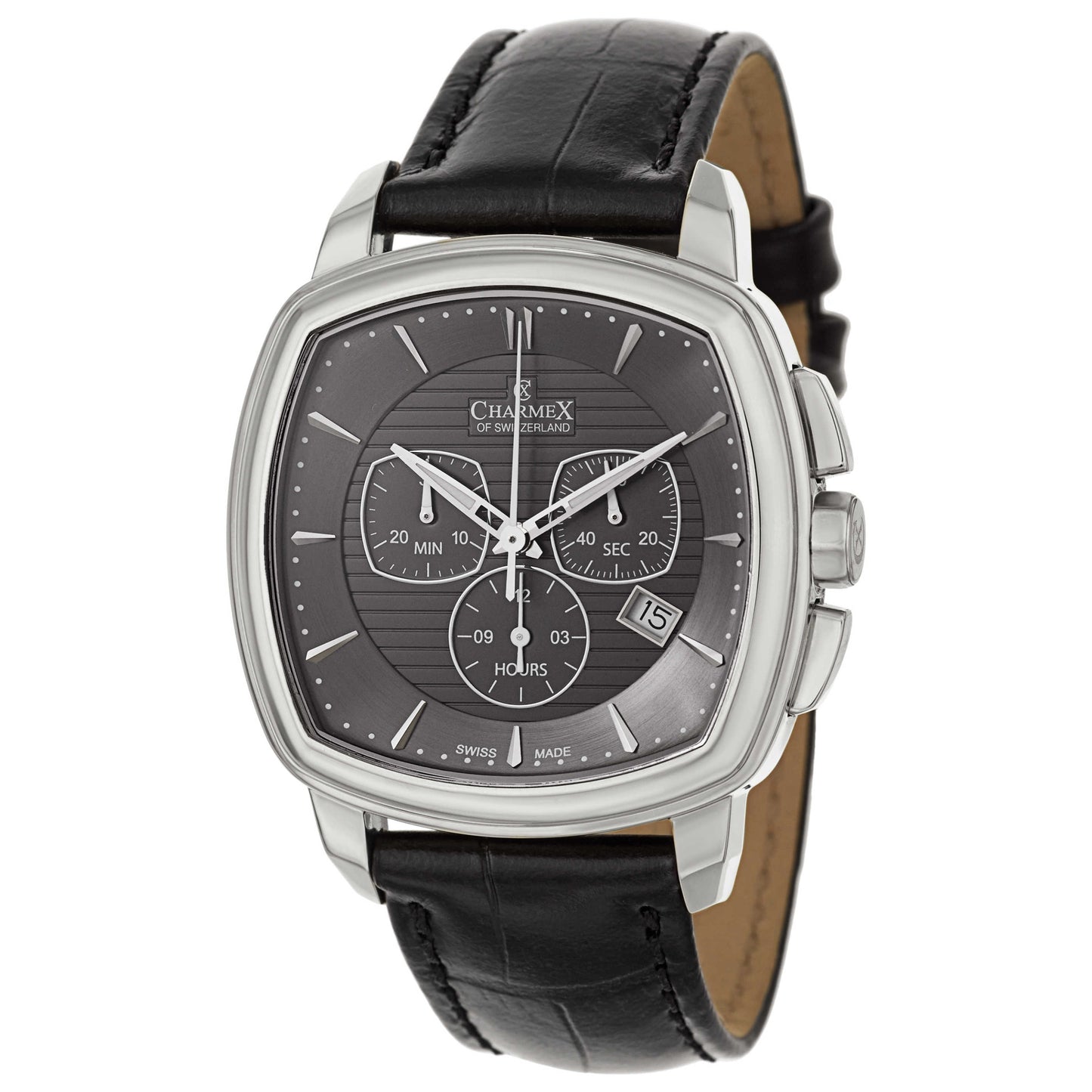 Front view of Charmex Daytona Men's Swiss Quartz (Battery-Powered) Watch 2531