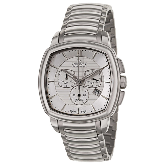 Front view of Charmex Daytona Men's Swiss Quartz (Battery-Powered) Watch 2535