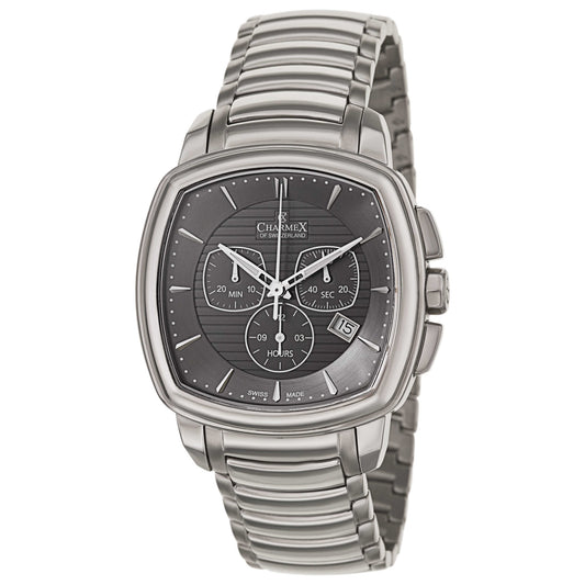 Front view of Charmex Daytona Men's Swiss Quartz (Battery-Powered) Watch 2536