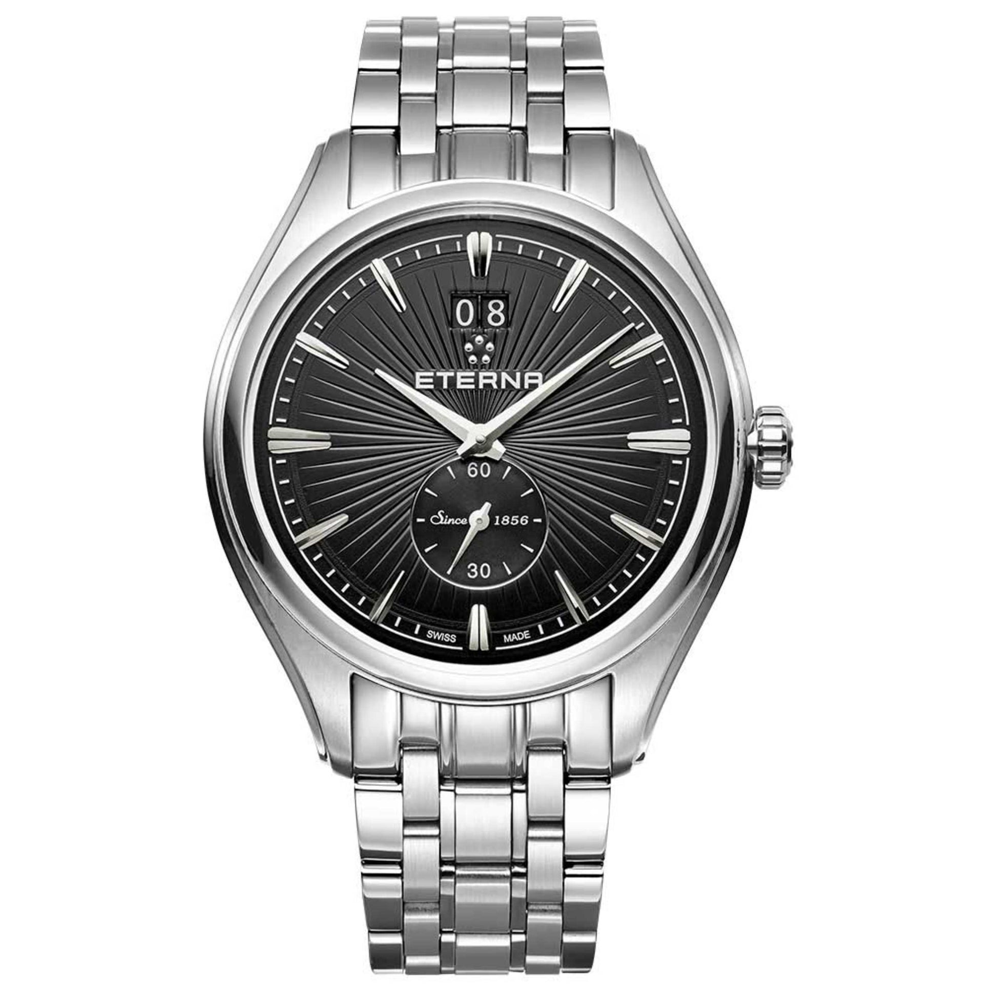 Front view of Eterna Avant-Garde Men's Swiss Quartz (Battery-Powered) Watch 2545-41-40-1715